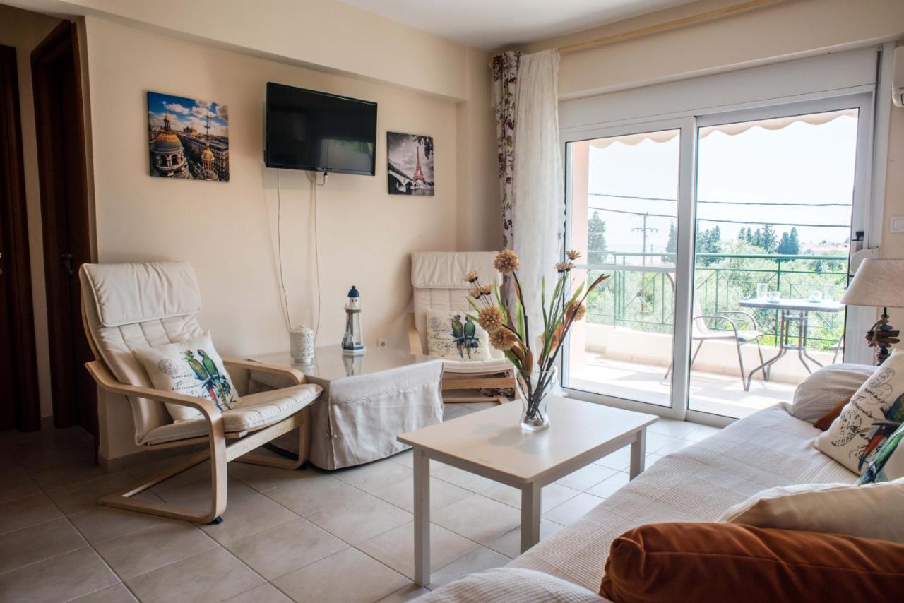 Lovely Apartment Next To The Sea Lygia Korinthias Ligia  Ngoại thất bức ảnh