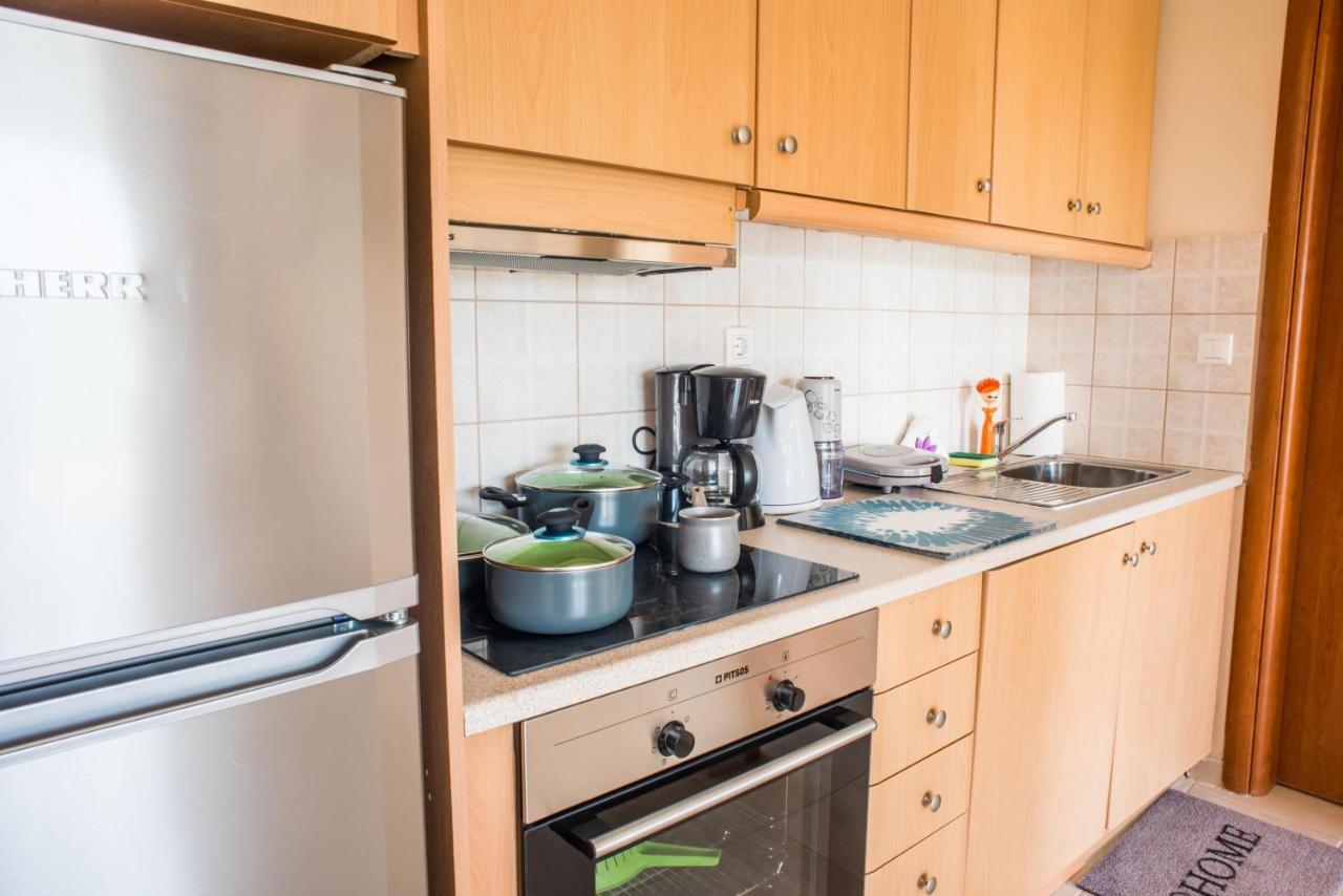 Lovely Apartment Next To The Sea Lygia Korinthias Ligia  Ngoại thất bức ảnh
